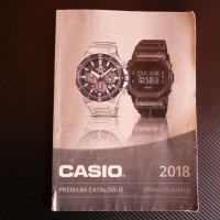 Casio Premium Catalogue Spring/Summer 2018 Каталог часовници, снимка 1 - Други - 43025716