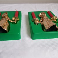 Два нови италиански метални свещника с момиче, снимка 10 - Антикварни и старинни предмети - 43696681