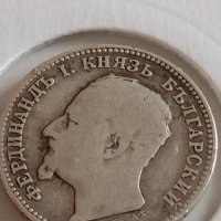 Сребърна монета 1 лев 1891г. Княжество България Княз Фердинанд първи 42085, снимка 9 - Нумизматика и бонистика - 43799609