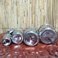 Посребрени месингови чаши WWII , снимка 4 - Антикварни и старинни предмети - 26273705