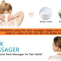 Електрически импулсен масажор за врат за облекчаване на болка, с топлина, 6 режима, 15 нива, снимка 7 - Масажори - 44036081