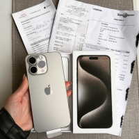 НОВ❗️24М ГАР.❗️iPhone 15 Pro Max ❗️ Лизинг от 92лв/м / Natural Titanium 256гб❗️ , снимка 1 - Apple iPhone - 44855025