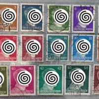 Германия, 1941 г. - пълна серия клеймовани марки, снимка 1 - Филателия - 38191698