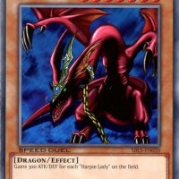 Оригинална Yu Gi Oh карта - Harpie's Pet Dragon, снимка 1 - Карти за игра - 32609386