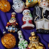 Лот старинни немски играчки за елха, снимка 15 - Антикварни и старинни предмети - 43275159