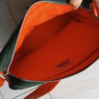 Оранжева зелена чанта раница с дълга дръжка и акцент от Superdry super dry JPN, снимка 11 - Чанти - 40815832