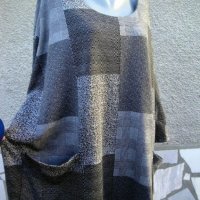 8XL Нова  черно/бяла блуза , снимка 4 - Блузи с дълъг ръкав и пуловери - 39236077