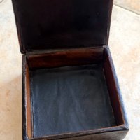Кутия кожа ретро , снимка 4 - Антикварни и старинни предмети - 37185475