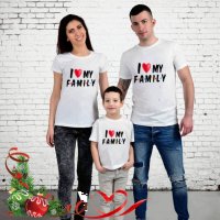 Семейни тениски по ваша идея и дизайн, снимка 1 - Тениски - 35010666