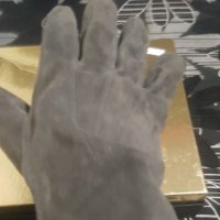 Велурени сиви  мъжки Кожени ръкавици /Аржентина /Абс нови /L/M /разпродава 1/4 цена  , снимка 10 - Ръкавици - 38882172