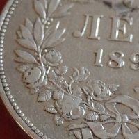 Сребърна монета 5 лева 1894г. Княжество България Княз Фердинанд първи 43043, снимка 9 - Нумизматика и бонистика - 43951025