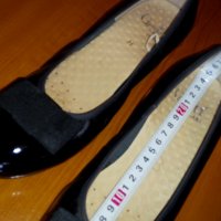 Caprice Нови дамски кожени обувки черни №38,5 H и стелка 25см, снимка 5 - Дамски елегантни обувки - 29050105