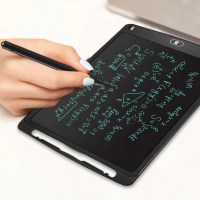 Таблет за писане, с монохромен LCD екран, 8,5" и стилус, черен, снимка 2 - Таблети - 36457520