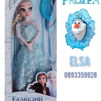 Голяма кукла Елза и Анна от замръзналото кралство Frozen Disney, снимка 2 - Кукли - 43440394