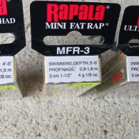 Rapala Ultra Light / Mini Fat Rap , снимка 3 - Такъми - 40849071