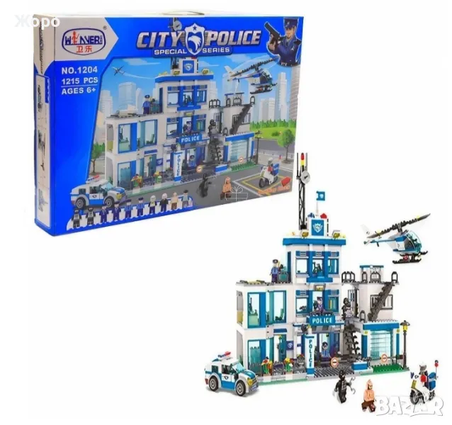 Конструктор градски полицейски участък 1215 части 0231135, снимка 1