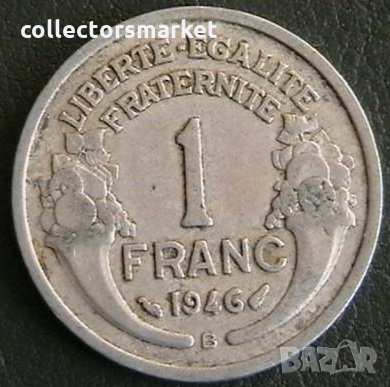 1 франк 1946 В, Франция, снимка 1