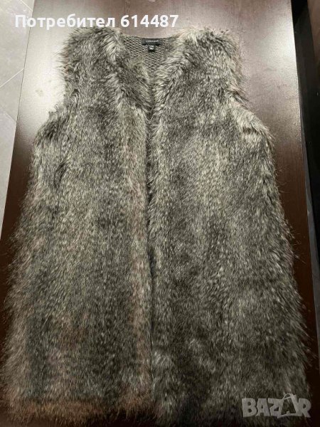 Дамски елек с изкуствен косъм, снимка 1