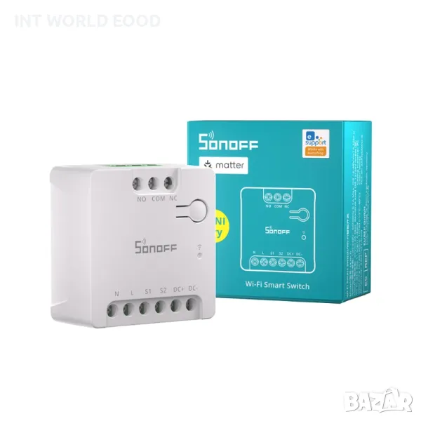 SONOFF MINI Dry WiFi Интелигентен Прекъсвач | MINI-D, снимка 1