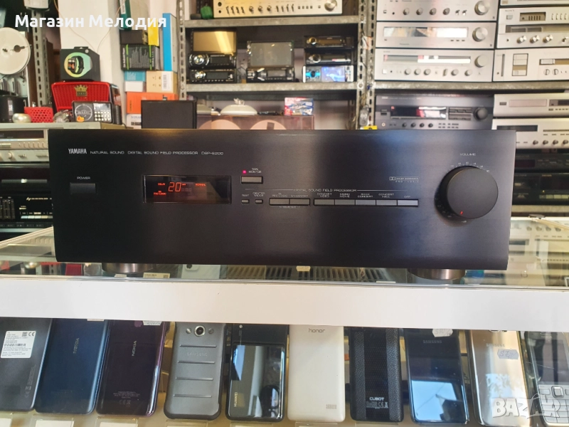 Усилвател Yamaha DSP-E200 съраунд процесор В отлично техническо и визуално състояние., снимка 1