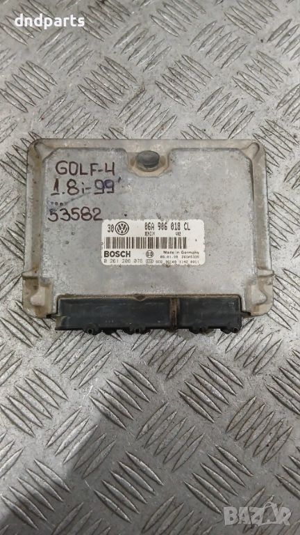 Компютър VW Golf 4 1.8i 1999г. 06A906018CL 0261206076, снимка 1