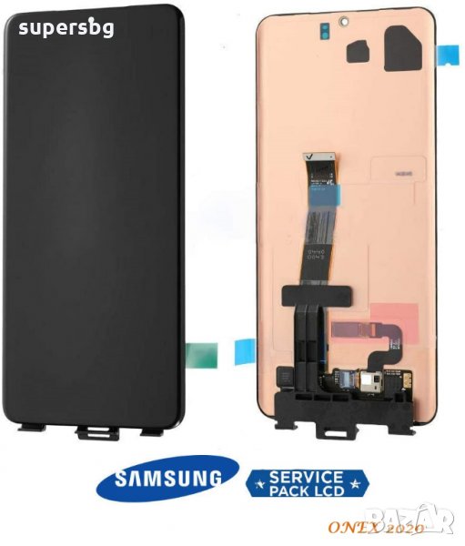 Нов 100% Оригинален LCD Дисплей + Тъч скрийн за Samsung SM-G988F S20 Ultra , снимка 1