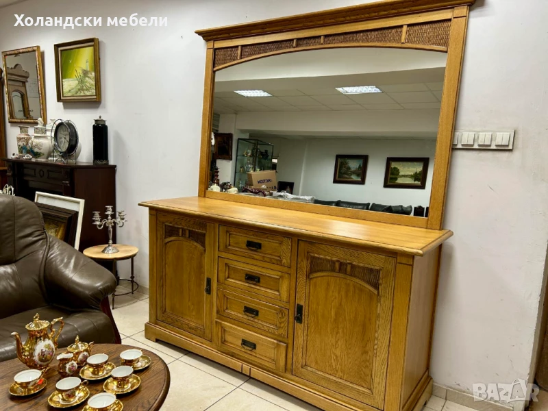 Шкаф с огледало ДЪБ, снимка 1