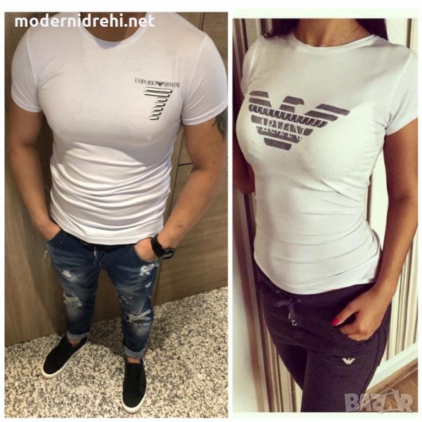 Дамска и мъжка тениска Armani, снимка 1