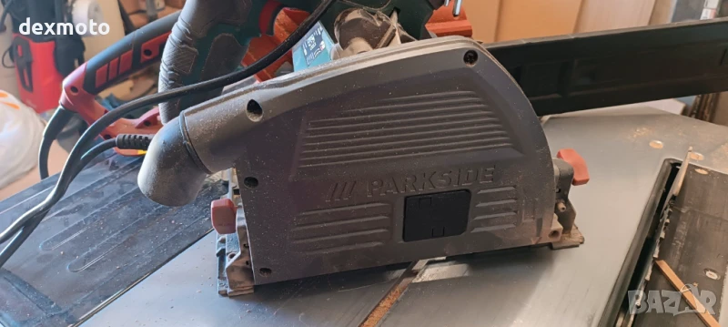 Аксесоари за потопяем циркуляр Parkside – капачка и 4 държача за релса, снимка 1