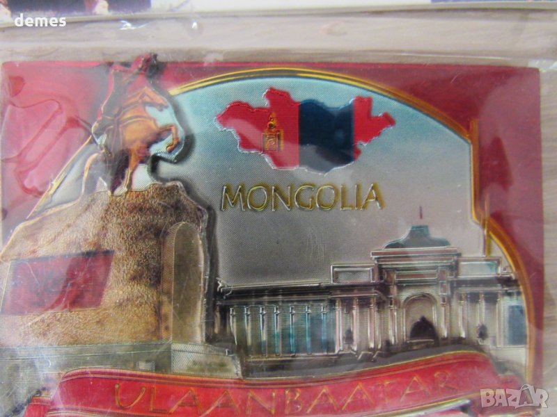 Автентичен 3D магнит от Монголия-варианти, снимка 1
