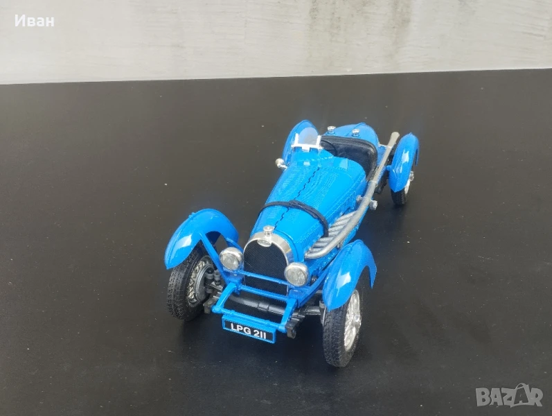 Метална количка Bugatti Type 59 1934 BBURAGO , снимка 1