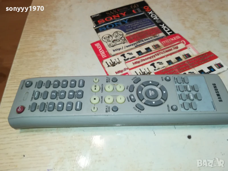 SAMSUNG DVD RECEIVER REMOTE CONTROL 0606251051, снимка 1