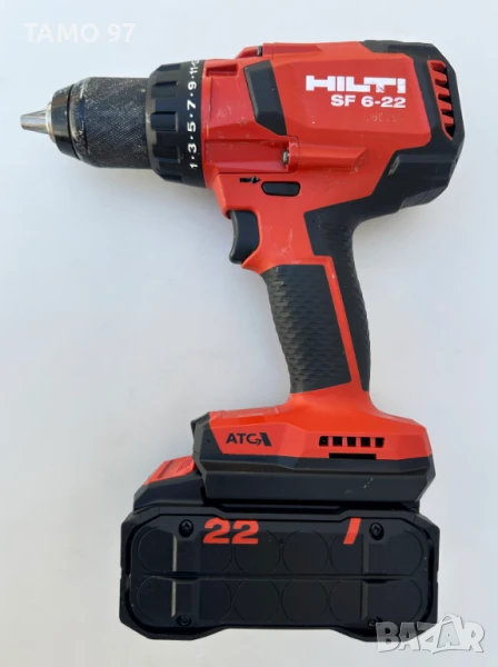 Hilti SF 6-22 ATC Nuron - Безчетков акумулаторен винтоверт 22V 5.10Ah 2024г., снимка 1