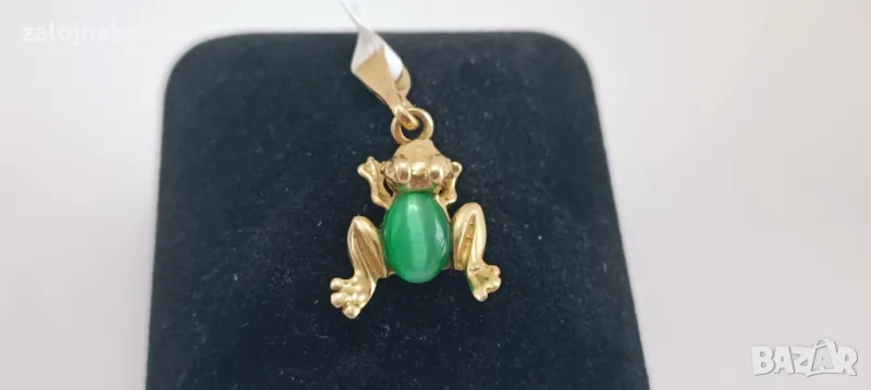 Златна висулка жаба-2,90гр/14кр, снимка 1