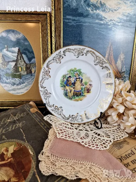 Френска порцеланова чиния , снимка 1