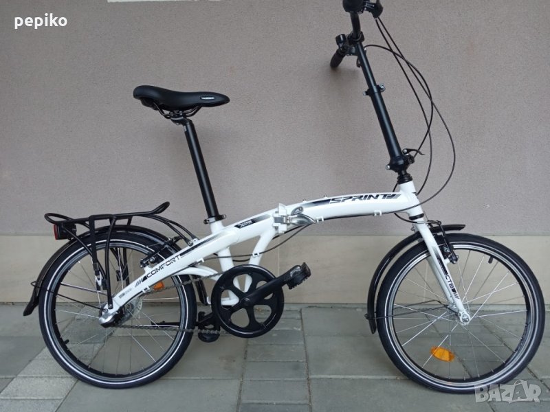 Продавам колела внос от Германия алуминиев тройносгъваем велосипед COMFORT 20 цола с 3 скорости, снимка 1