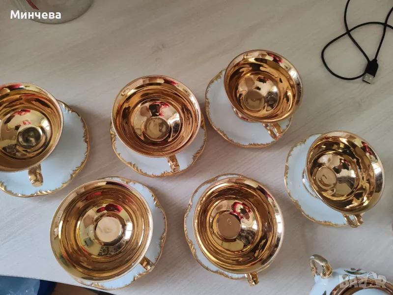 Стар полски порцеланов сервиз и чинийки Rosenthal , снимка 1