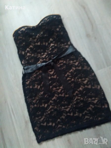 НОВА рокля от еластична дантела, снимка 1