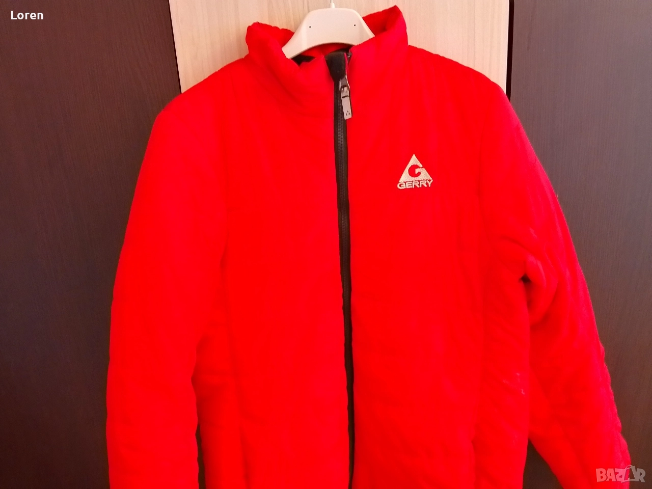 Детско червено якенце, снимка 1