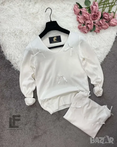 Блуза LFS Ribbons White  , снимка 1