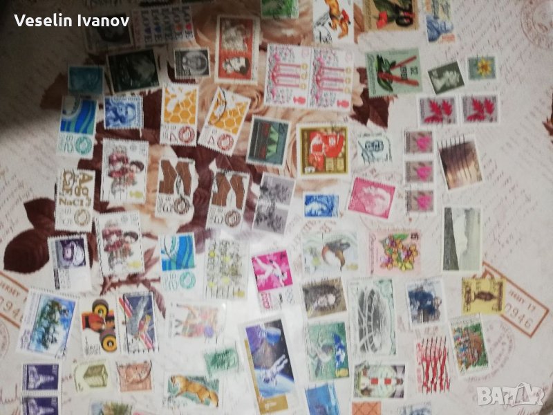 152 броя пощенски марки разни, снимка 1