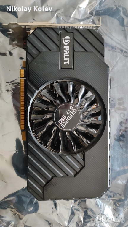 GTX 950 2GB Palit StormX – работеща, снимка 1