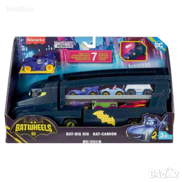 Транспортьор за колички Батман Batwheels Fisher Price, снимка 1
