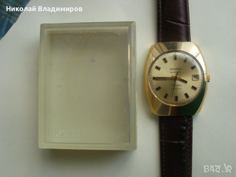 Diamant руски мъжки часовник рядък модел отлично състояние, снимка 1