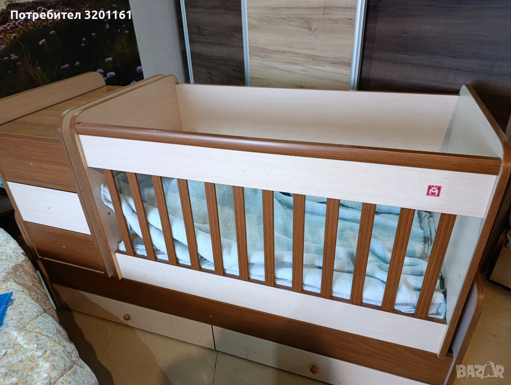 Детско легло 3в1 , снимка 1