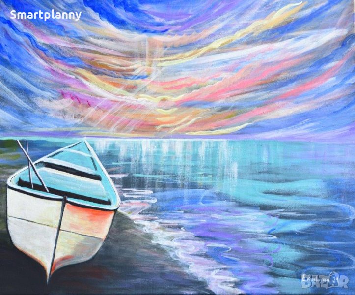 Картина Цветна морска експлозия, снимка 1