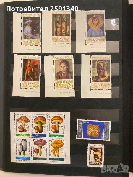 Класьор с  и Руски марки, снимка 1