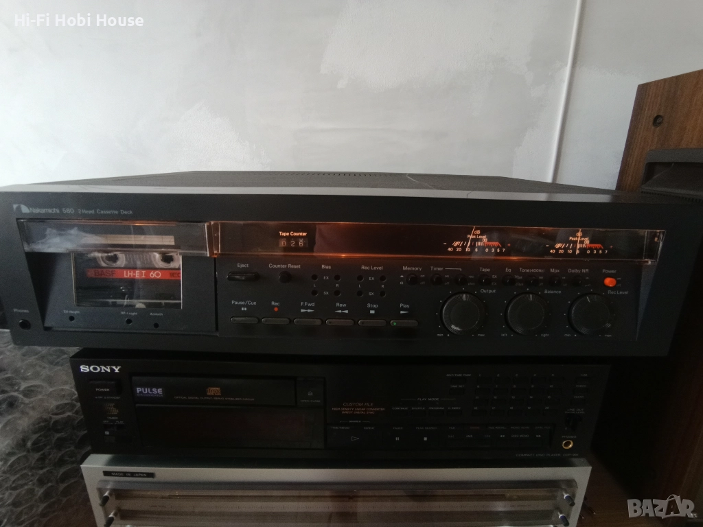 Касетен дек Kassette Deck Nakamichi 580, снимка 1