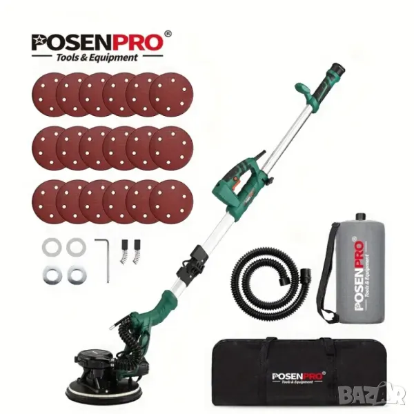 ШОК ЦЕНА!💥 Професионална Електрически жираф(машина за шкурене на стени и тавани), снимка 1