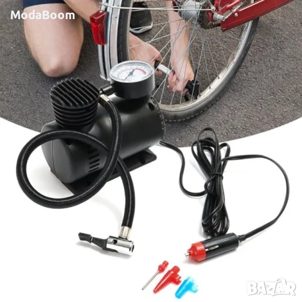 Високоскоростен компресор за помпане на гуми, снимка 1